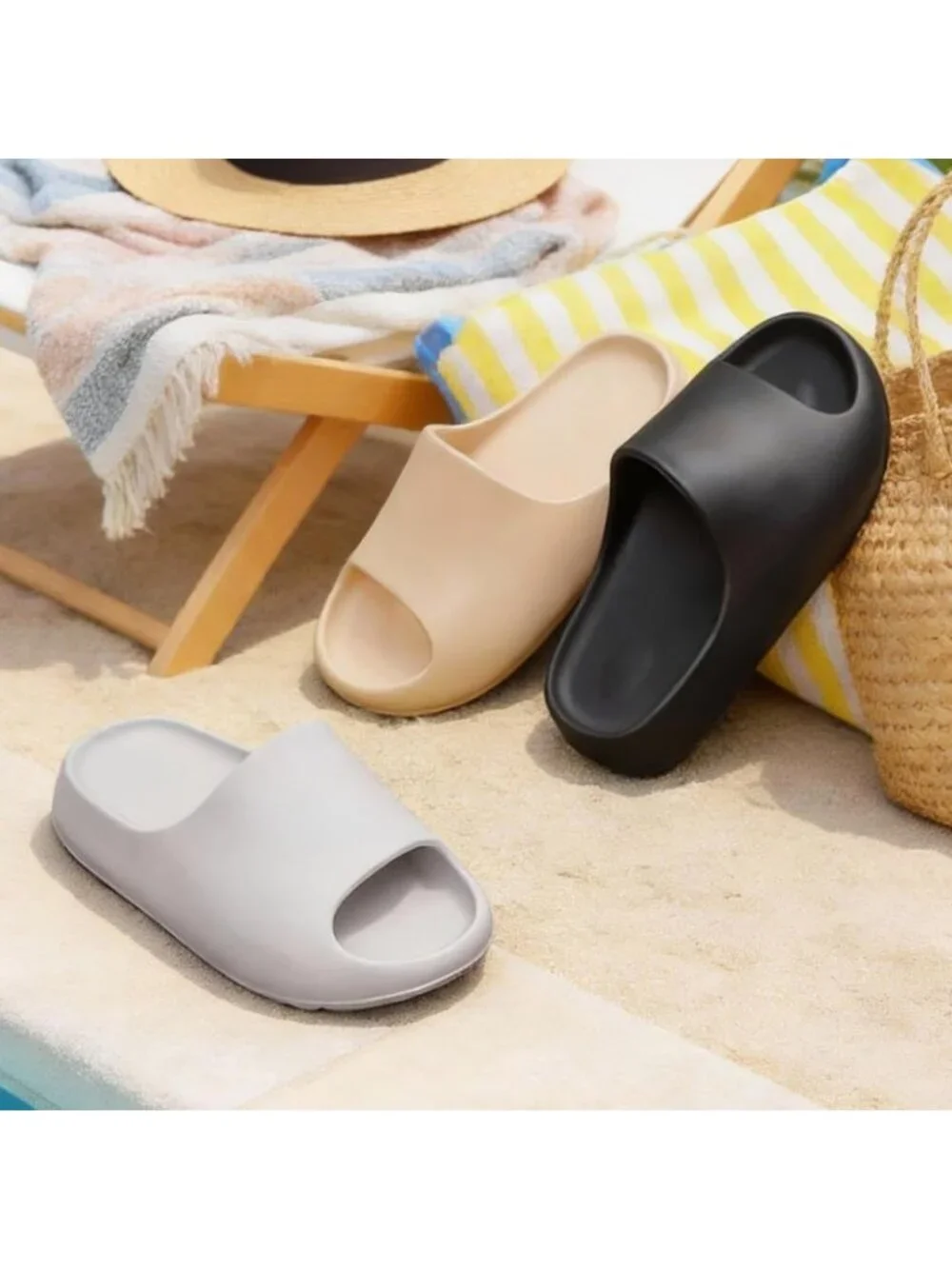 Cozy Kids Cloud Slides | Non-Slip Pillow Slippers for Boys & Girls, Comfort